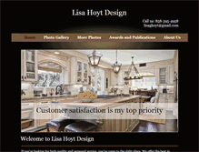 Tablet Screenshot of lisahoytdesign.com